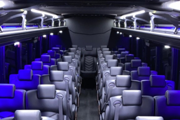 Chattanooga Charter Bus Interior