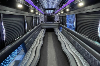Chattanooga Party Bus Interior