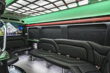 Chattanooga Sprinter Party Bus Interior