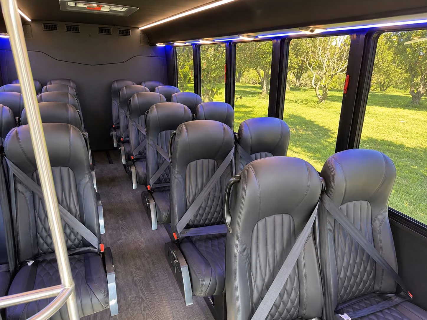 20 passenger minibus inside