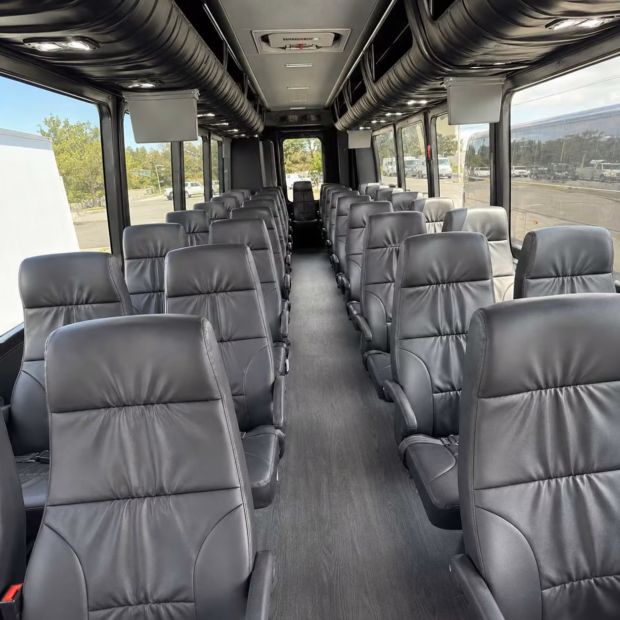 28 passenger minibus inside