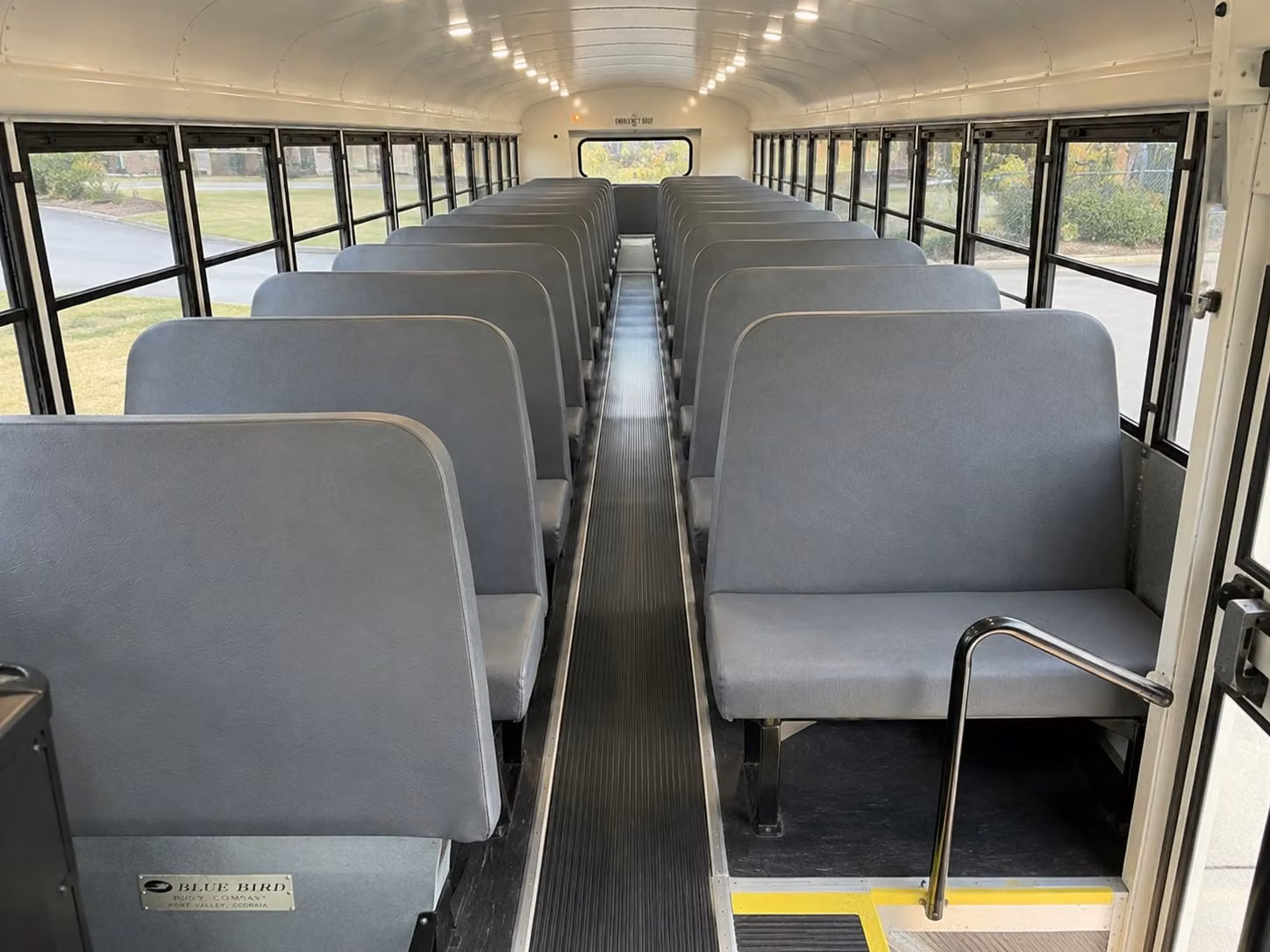 school bus interior