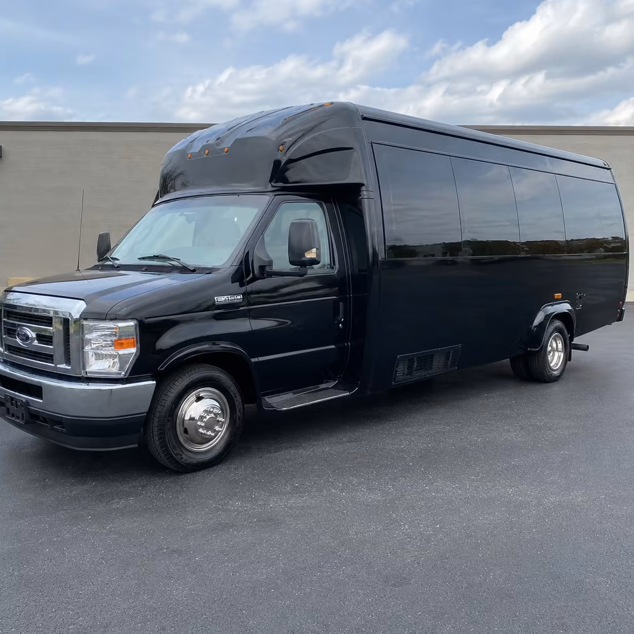 you can ride in style to the track 29 and the epb amphitheater with a party bus from our network